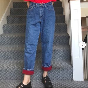 ll bean fleece jeans